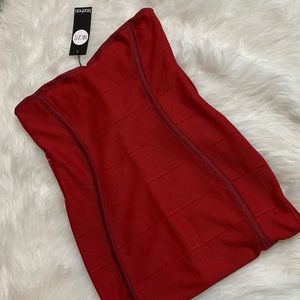 Sexy red Bandage dress